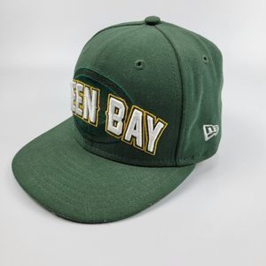 Green Bay Packers Puffer Spell Out and Logo Hat New Era 59Fifty NFL Fitted 6.5